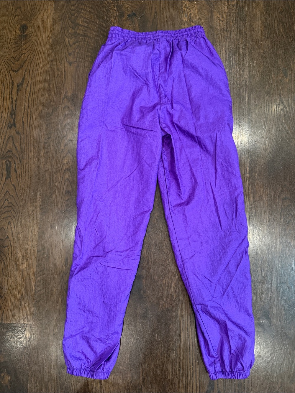 Vintage 80s Fila Vibrant Purple Track Pants with Pink Logo - Picture 7 of 10